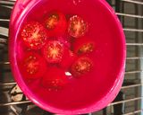 Une image de l'étape 5 de Flans aux tomates cerises.