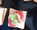 A picture of step 4 of Ham sandwich #authormarathon#.