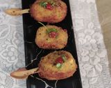 A picture of step 6 of Cheese vegetable lollipop.
