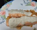 Foto del paso 8 de la receta Salmón en airfryer con salsa de yogur a mi estilo y cebolla caramelizada (sin azúcar)