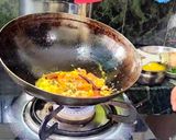 A picture of step 4 of Palak dal.