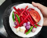 Foto langkah ke 1 dari resep Tumis Tempe Tauge Sambal Balado Pedas.