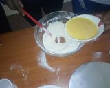 A picture of step 5 of Orange Oreo cake.
