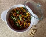 Kaju, karela batetanu shakCashews, Bittergourd and potato curry recipe step 4 photo