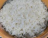 A picture of step 3 of Mumbai Street Pulao.