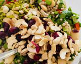 A picture of step 4 of Mediterranean giant couscous salad.