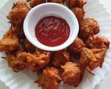 A picture of step 3 of Noodles pakora.