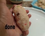 A picture of step 12 of Yam dogs.