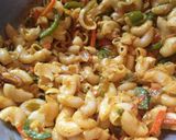 A picture of step 6 of Mango Macaroni.