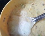 A picture of step 5 of Moong dal idli.