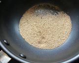 A picture of step 1 of Panchkhadya for Shri Ganeshji ka prasad (Ganeshji’s favourite prasad).