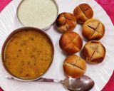 दाल बाटी(dal bati recipe in Hindi) रेसिपी चरण 9 फोटो