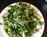 A picture of step 2 of Green Amaranth Radish Stir Fry.