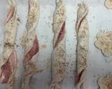 Foto del paso 3 de la receta: Trenzas de hojaldre con bacon, muy fácil de hacer!
