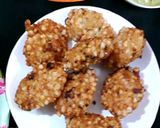 A picture of step 4 of Sabudana vada.