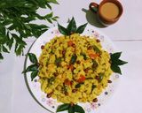 A picture of step 10 of Rawa Upma.
