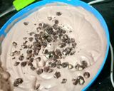 A picture of step 3 of Chocochip chocolate Icecream.