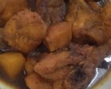 Gambar langkah 7 resipi Ayam kicap lada hitam.