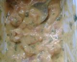 A picture of step 1 of Chicken bhajias.
