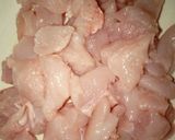 A picture of step 2 of Chinese Rice with Chicken Jalfrezi.