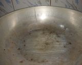 A picture of step 1 of Cauliflower methi rice.