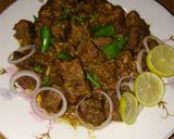 A picture of step 3 of Smoky beef handi.