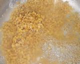 A picture of step 2 of Broccoli with yellow lentils.