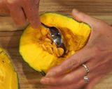 A picture of step 2 of Pumpkin Mochi.