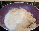 A picture of step 4 of SOOJI KHOYA MODAK...