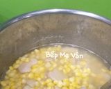 Hình bước làm 3 của món Chè bắp,khoai môn,nấm tuyết và lá cẩm