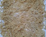 Foto del paso 7 de la receta: Fideos cabello de ángel caseros con salsa de espinacas