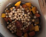 A picture of step 2 of Squash and chickpea stew - vegetarian.