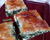 A picture of step 5 of My Mom’s Spanakotyropita (Spinach and Feta Pie) ❤️.