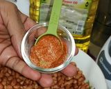 A picture of step 3 of Fried peanuts#easy snacks.