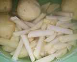 Foto langkah ke 2 dari resep Kentang goreng french fries.