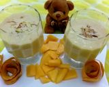 A picture of step 1 of Mango Banana Smoothie.