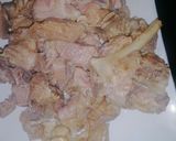 A picture of step 1 of Degi mutton qorma.