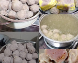 Foto langkah ke 7 dari resep Bakso Daging Babi Kenyal (Daging Segar).
