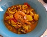 Foto del paso 8 de la receta: Fideuá de marisco, pescado y patatas