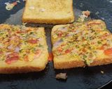 A picture of step 3 of Sooji Toast.