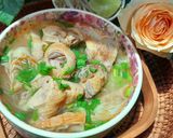Hình bước làm 3 của món Bún măng gà