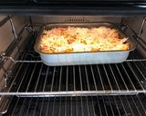 A picture of step 7 of Cheesy sausage & veg pasta.