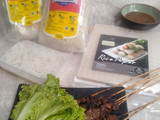 Rice Paper Chicken Satay Roll