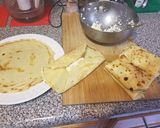 A picture of step 3 of Cheese Blintz.