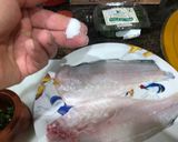 Foto del paso 5 de la receta: Filetes de lubina al horno con cebolla patata tomate natural y aderezo Vidalim