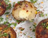 A picture of step 22 of Crispy Cheese-Stuffed Aloo Corn Paneer Mexican Fusion Bombs 🧀🥔🌽 | Street-Style Fusion Snack.