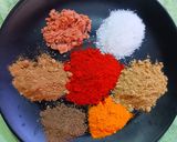 A picture of step 1 of Masala Chana.