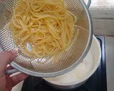 Foto langkah ke 5 dari resep # 151 : Creamy Fettuccine Carbonara.