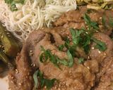 A picture of step 8 of Onion Miso Pork and Cabbage.