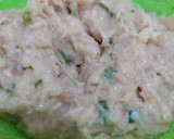 Foto langkah ke 4 dari resep Pangsit Goreng isi Ayam.
